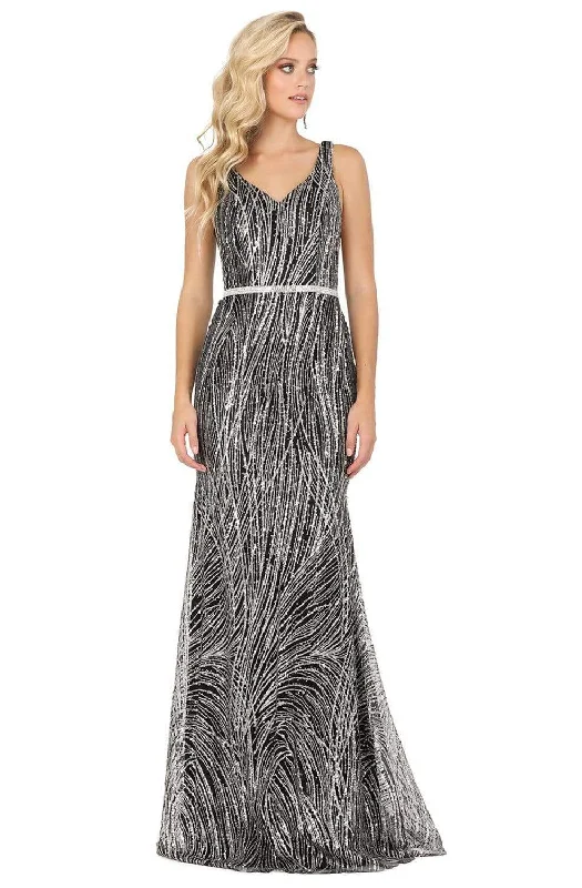 Everyday Comfort Dancing Queen - Sleeveless Glitter Ornate Mermaid Gown 2943 - 1 pc Black In Size 3XL Available Everyday Comfort Dancing Queen - Sleeveless Glitter Ornate Mermaid Gown 2943 - 1 pc Black In Size 3XL Available