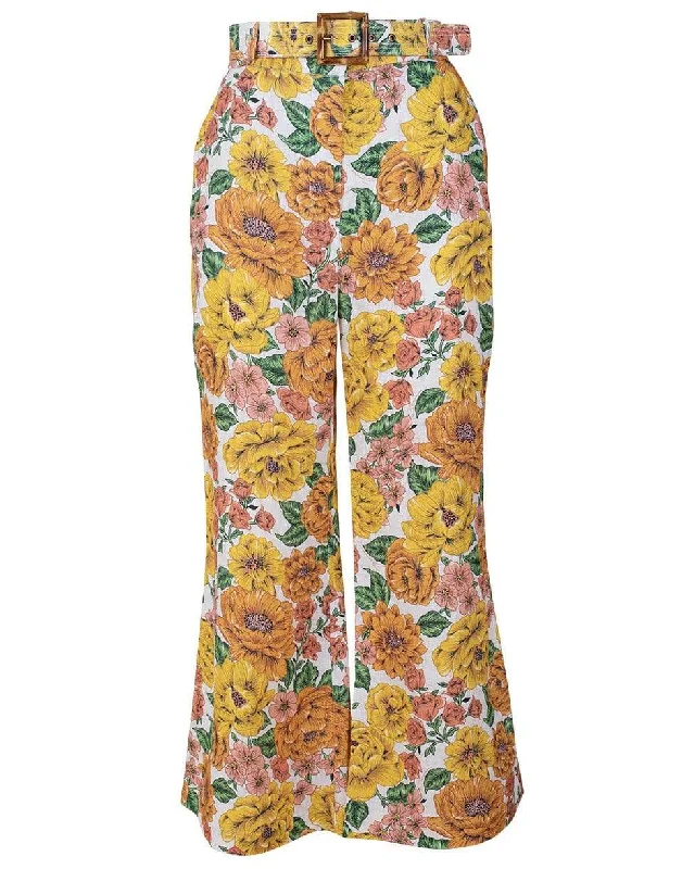 Easy Comfort Style Poppy Crop Flare Pant