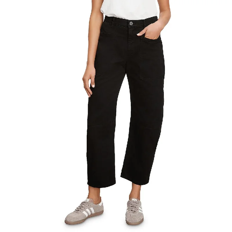 Easy Style VELVET BY GRAHAM & SPENCER Womens Curved Knee Wide Leg Wide Leg Pants