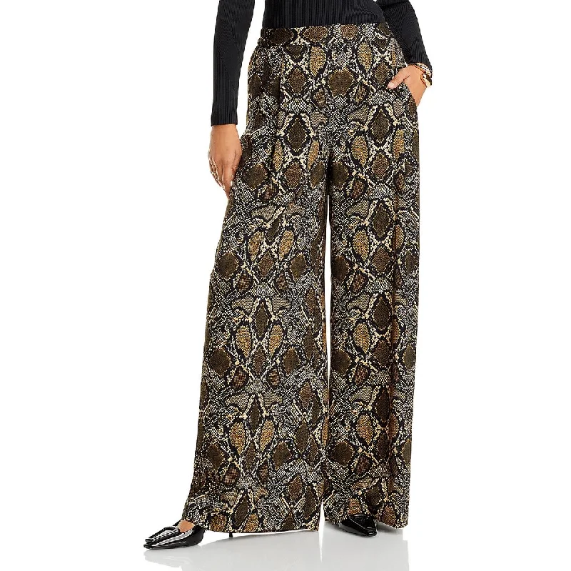Comfortable Tops Kobi Halperin Womens Vivian Mid Rise Formal Wide Leg Pants