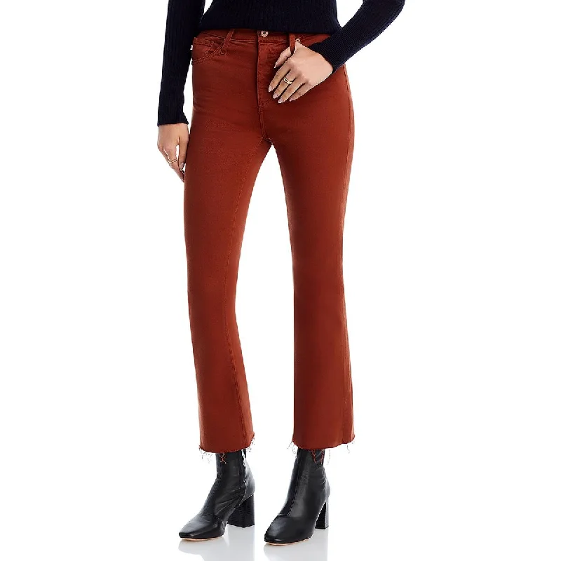 Trendy Looks AG Adriano Goldschmied Womens High Rise Cropped Bootcut Pants