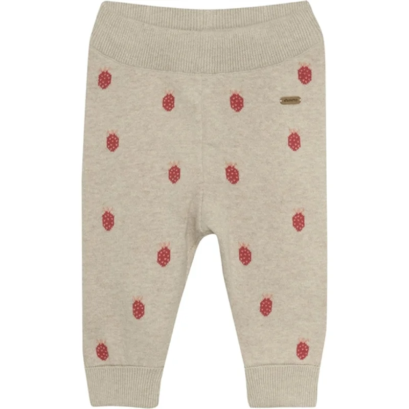 Comfortable Jackets Minymo Beige Melange Bukser Strik