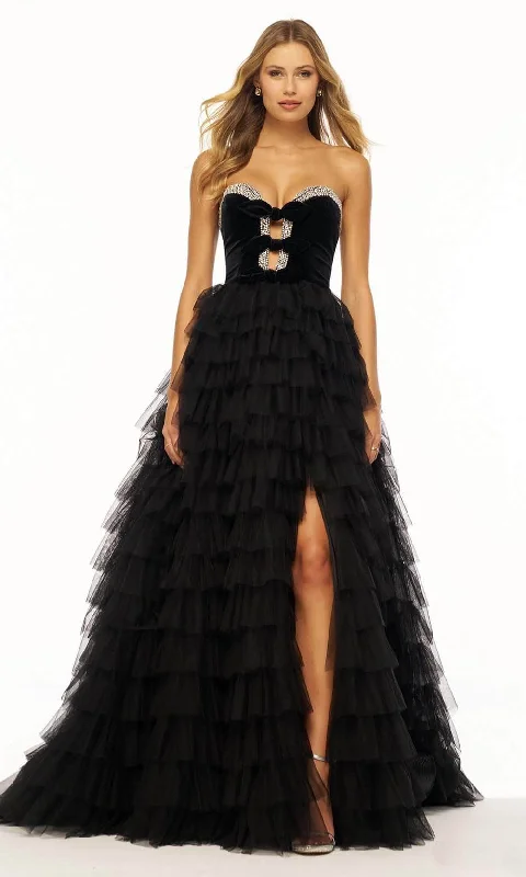 Easy Style Sherri Hill 56034 - Sweetheart Neck Bow Accented Ballgown