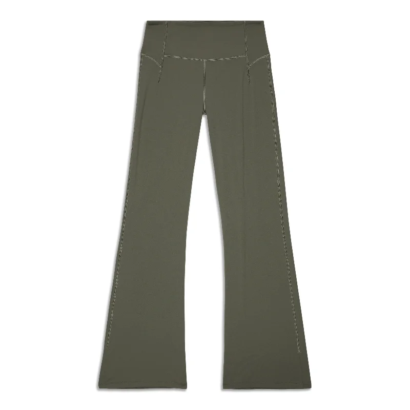 Breathable Style Groove High-Rise Split-Hem Flared Pant - Resale