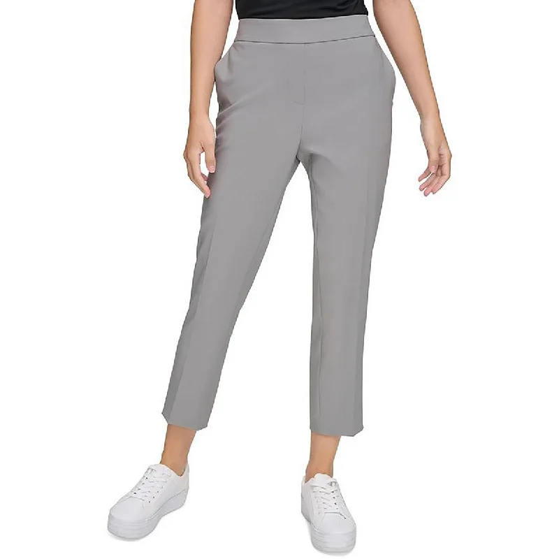 Cozy Layers Calvin Klein Womens Slim Fitted Cropped Pants
