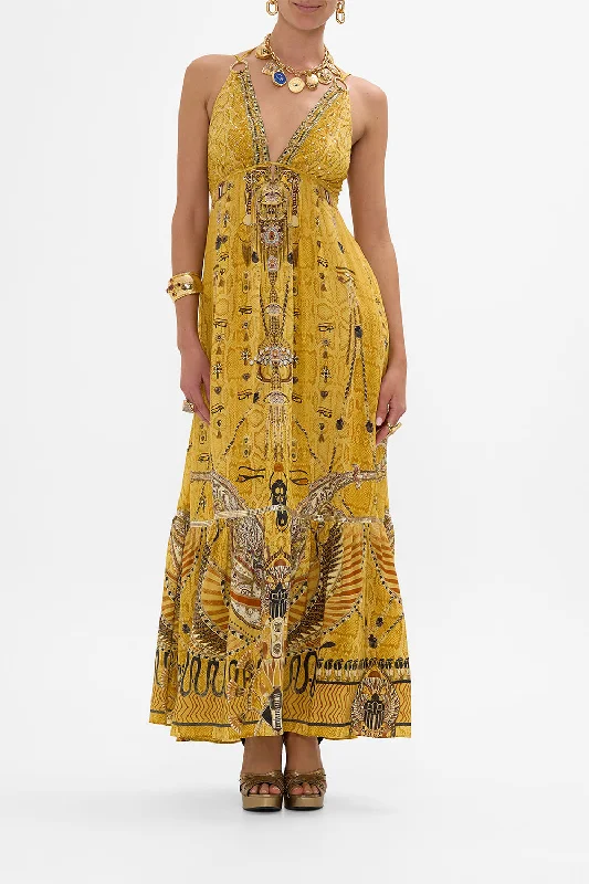 Everyday Style TIERED DRESS WITH HARDWARE VALLEY OF THE KINGS