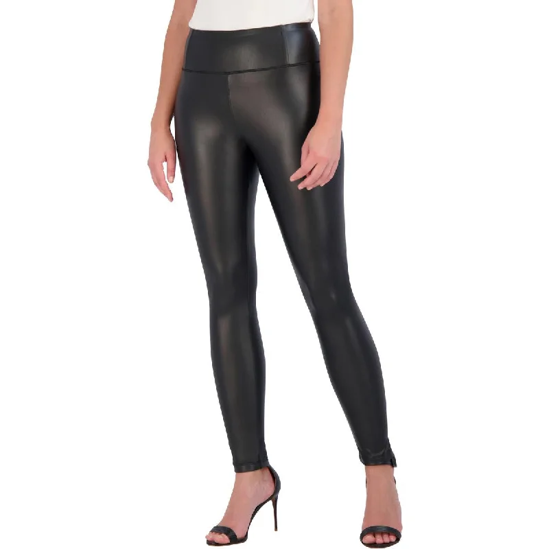 Relaxed Tops BCBGMAXAZRIA Womens Faux Leather Pull on Leggings
