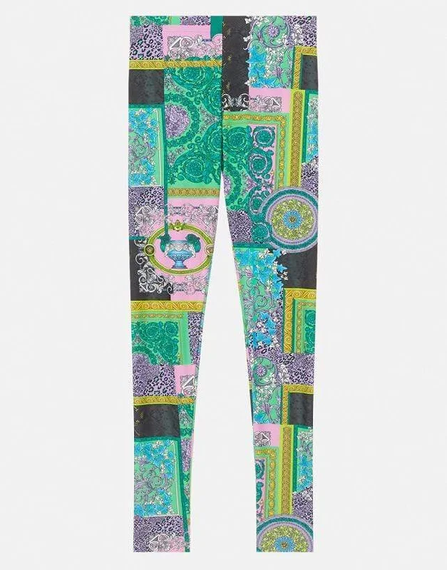 Elegant Wear Patchwork Print Legging
