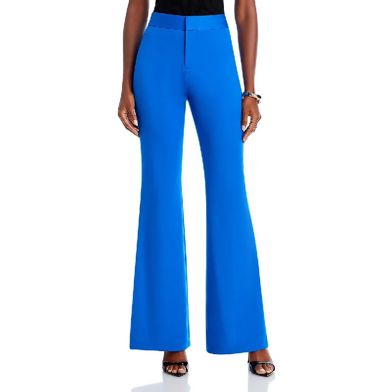 Soft Looks Alice and Olivia Womens Deanna High Rise Slim Dress Pants