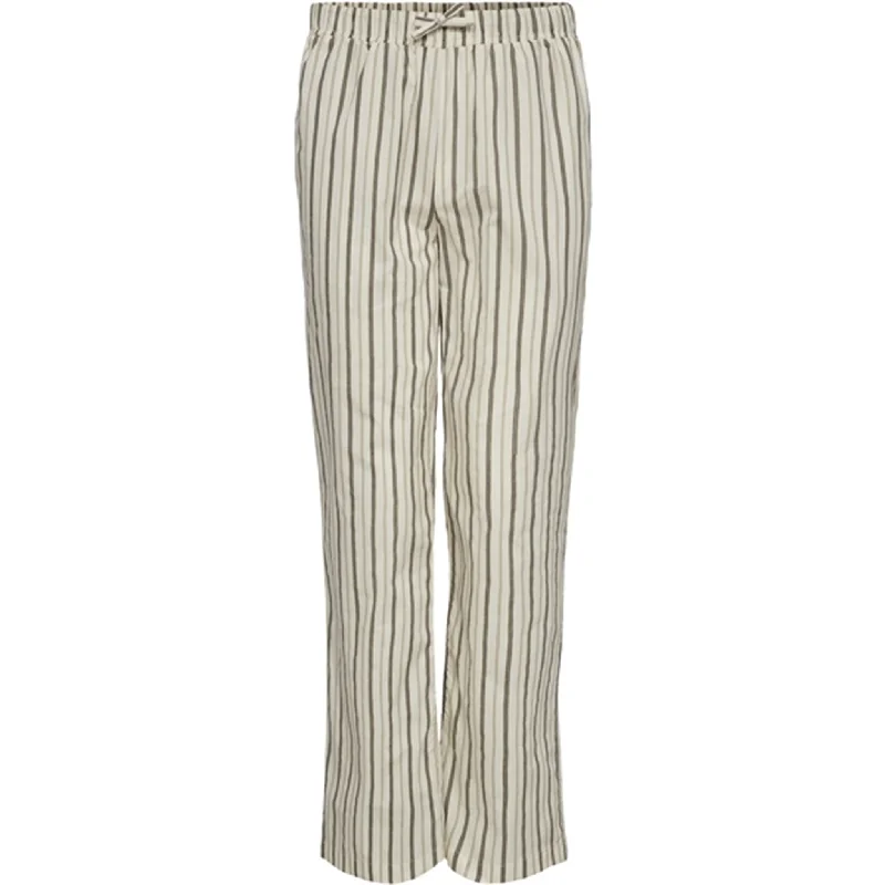 Comfort Fit Sofie Schnoor Off White Striped Pants
