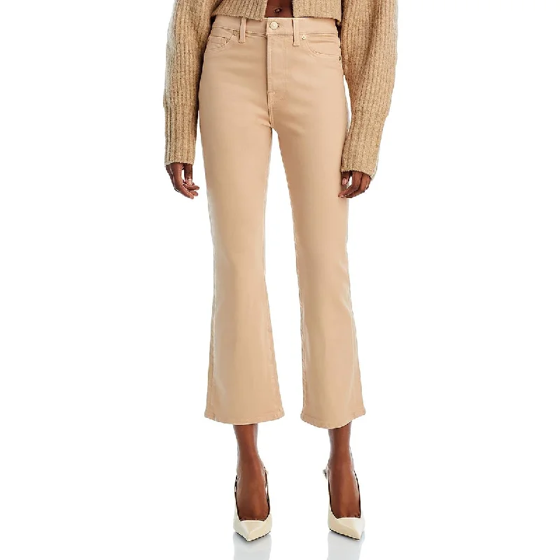 Urban Chic 7 For All Mankind Womens High Waist Slim Straight Leg Pants
