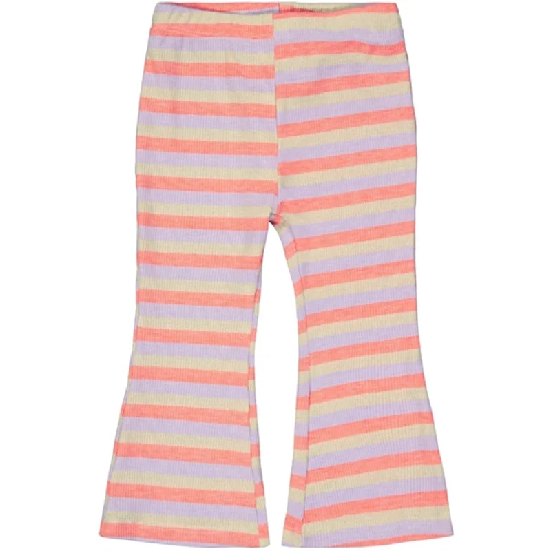 Stylish Ease THE NEW Siblings Lavender Herb Fridanne Flared Rib Pants