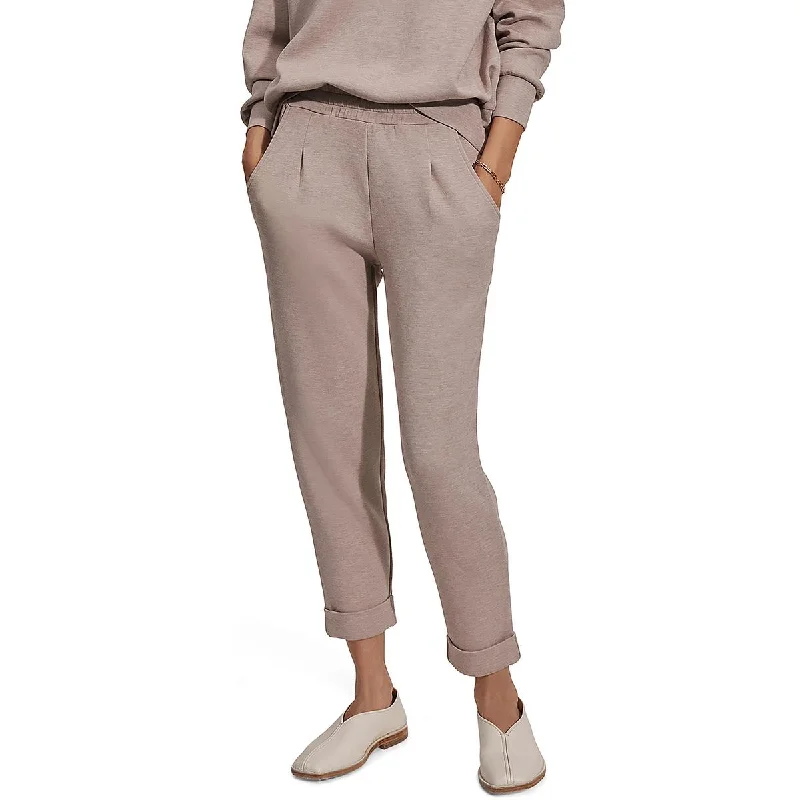 Versatile Comfort Varley Womens Elastic Waist Cuffed Hem Ankle Pants