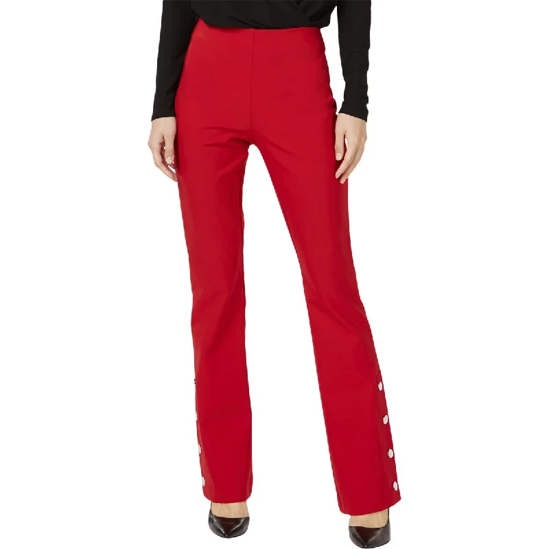 Smart Casuals INC Womens Mid-Rise Pull On Bootcut Pants