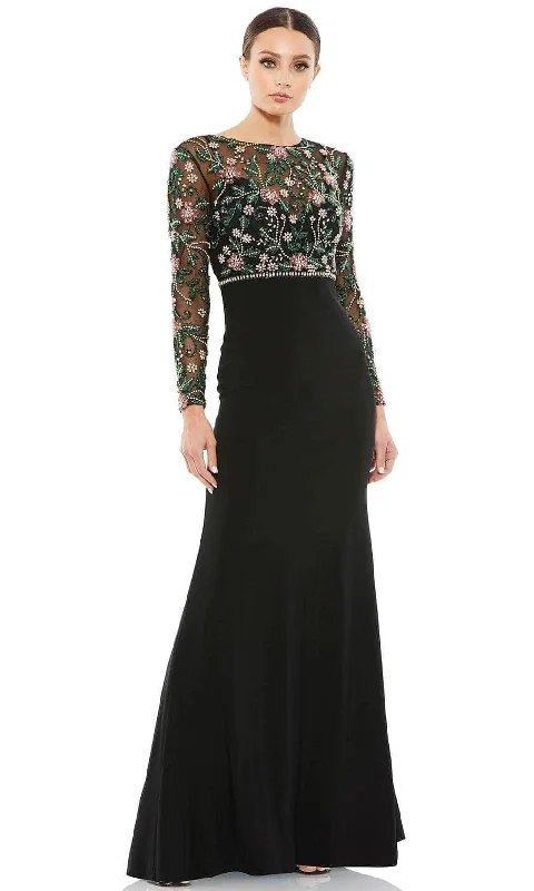 Effortless Wear Mac Duggal - Mac Duggal 67870 - Empire Waist Evening Gown - 1 pc Black Multi in Size 16 Available Effortless Wear Mac Duggal - Mac Duggal 67870 - Empire Waist Evening Gown - 1 pc Black Multi in Size 16 Available