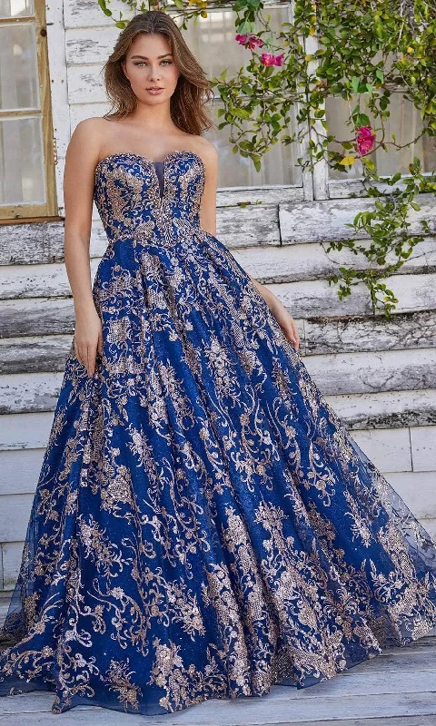 Soft Fabrics Colette By Daphne CL5101 - Glitter Sparkle Ballgown