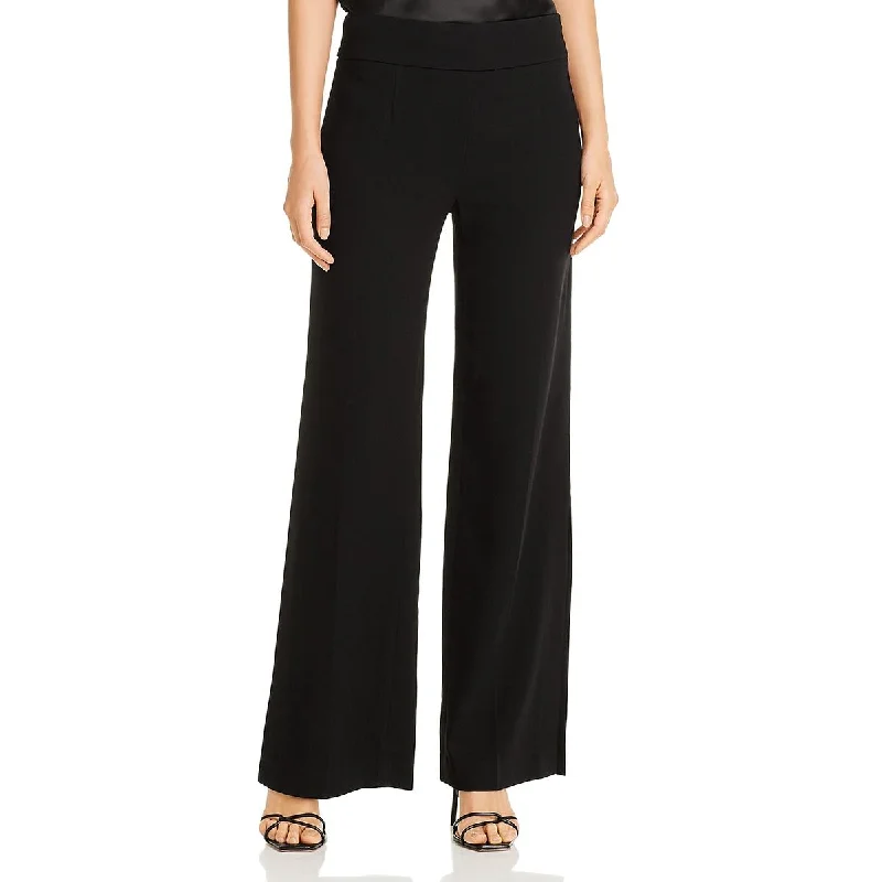 Effortless Wear Elie Tahari Womens Haidee Slit Wide Leg Dress Pants