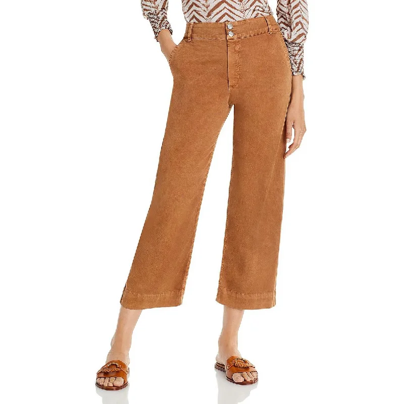 Trendy Wear Bella Dahl Womens Saige Cropped High Rise Wide Leg Pants