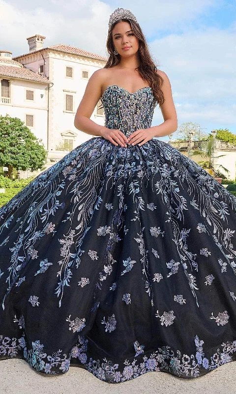 Weekend Comfort Wear Amarra 54222 - Strapless Rhinestone Embellished Ballgown