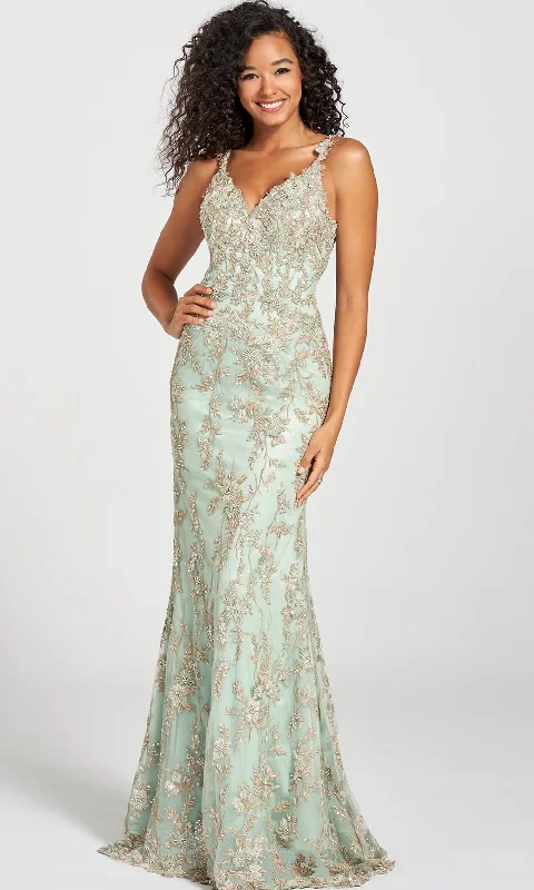 Relaxed Dresses Colette for Mon Cheri CL12203 - Embroidered Long Dress