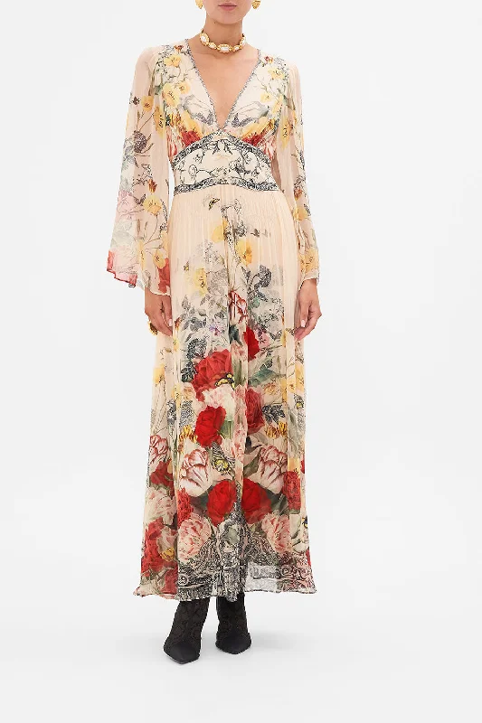 Cozy Layers FLARED SLEEVE DRESS ETCHED INTO ETERNITY