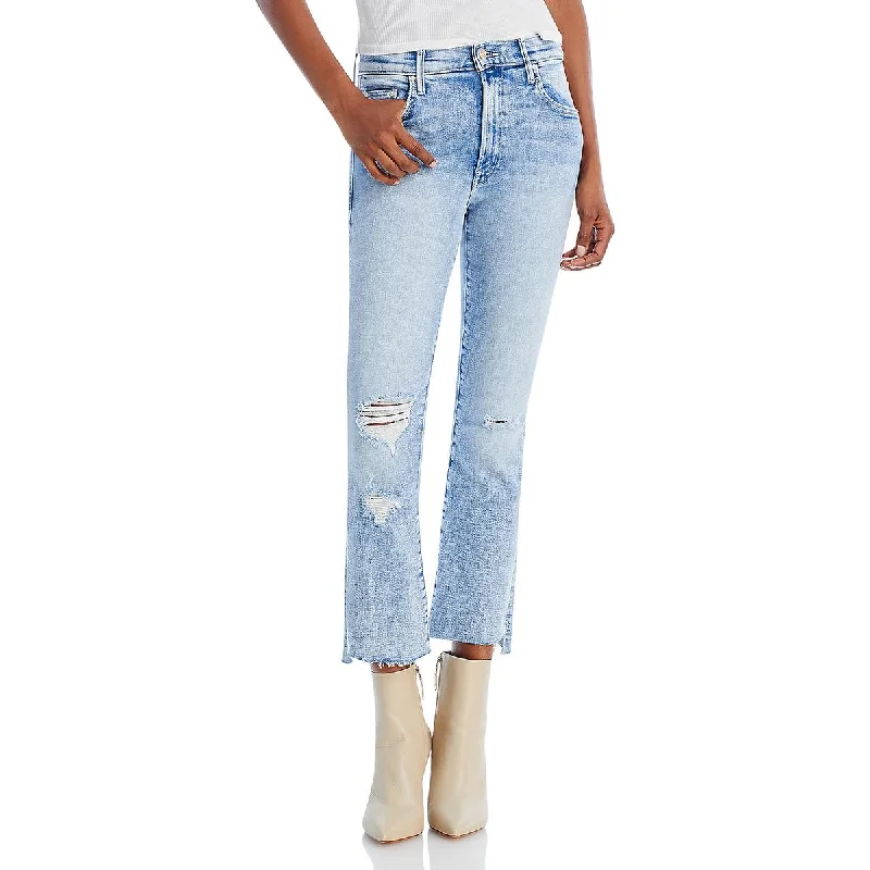Urban Comfort Mother Womens Cropped High Rise Capri Pants