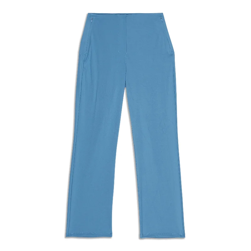 Cozy Lounge Wear Smooth Fit Pull-On High-Rise Cropped Pant - Resale