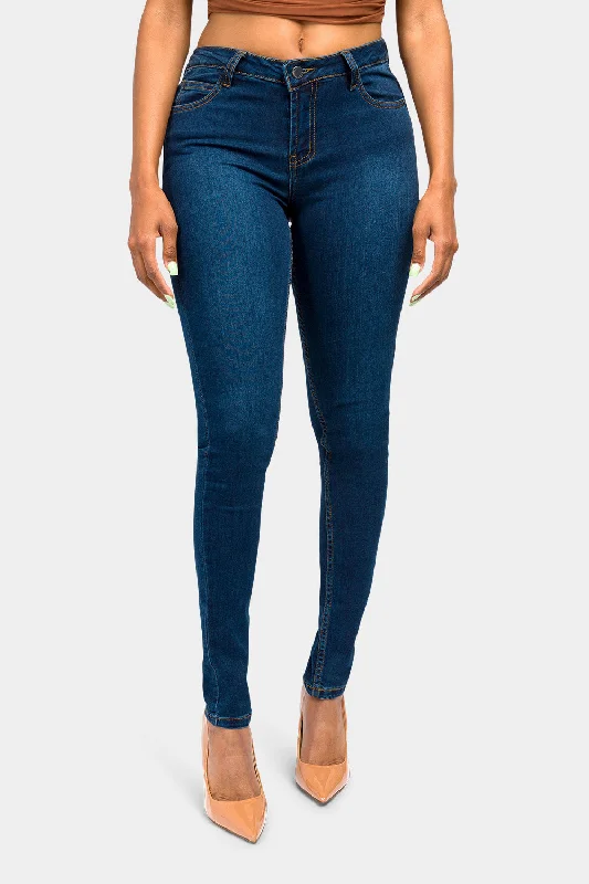 Stylish Ease Essential Low Rise Skinny Jeans