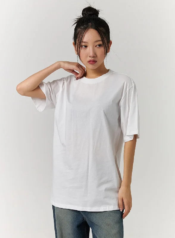 Soft Fabrics Basic Standard Fit Short Sleeve Top CD329