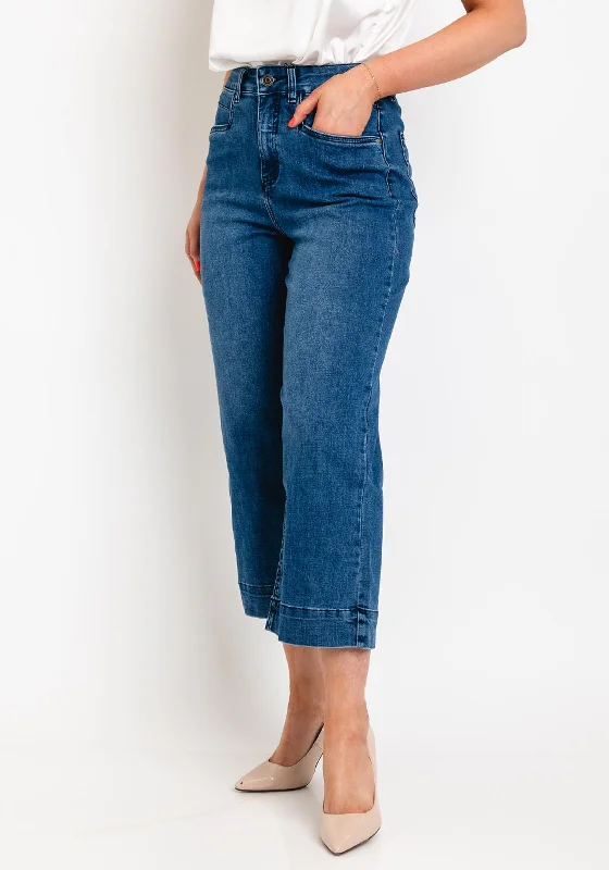 Cozy Fit Wear Rant & Rave Poppy Crop Flare Jeans, Light Denim