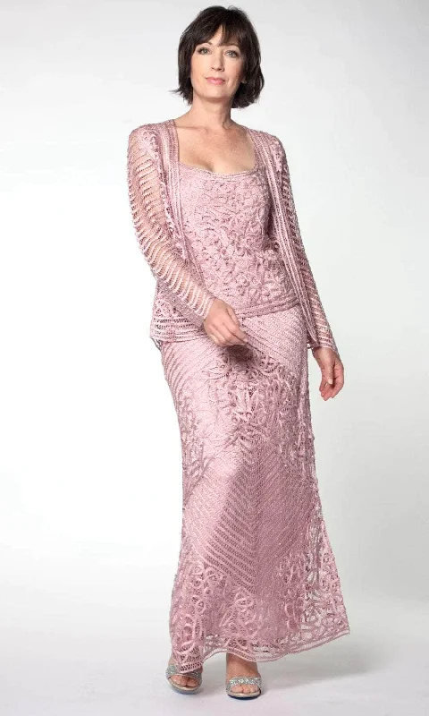 Warm Layers Soulmates C1028 - Scoop Beaded Lace Formal Dress