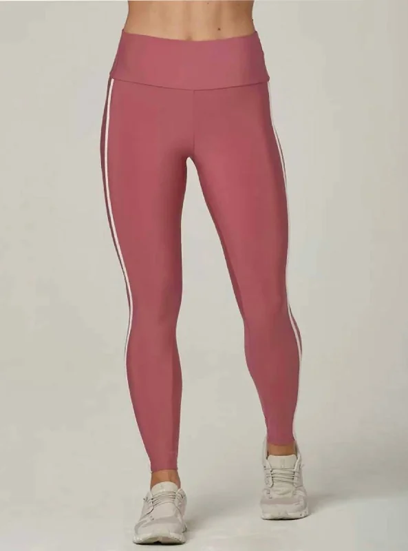 Relaxed Tops Women's Level Up Legging Pants In Mauve Rose Water
