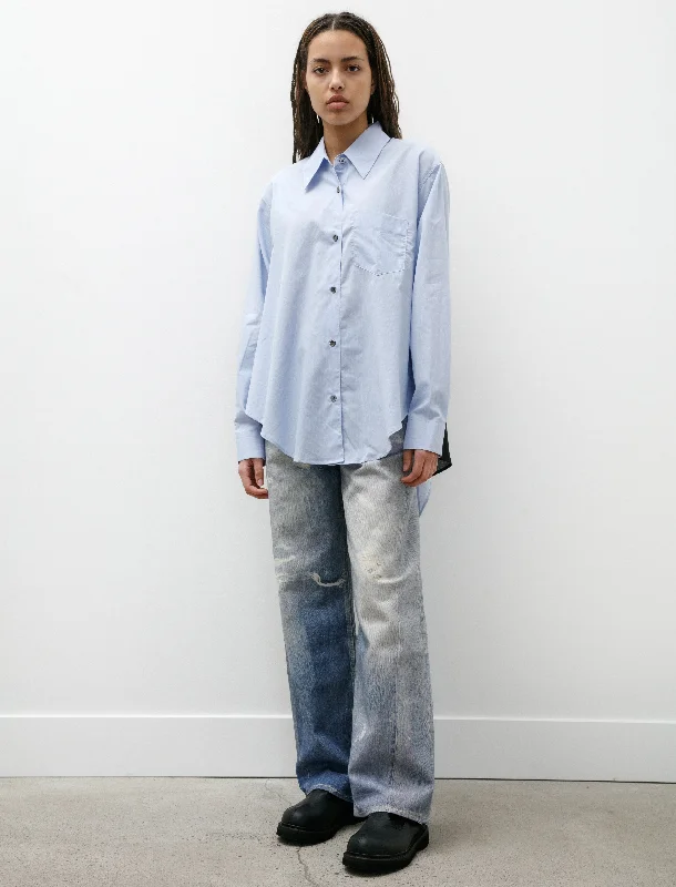Relaxed Chic Apron Shirt Azores Stripe Seashore
