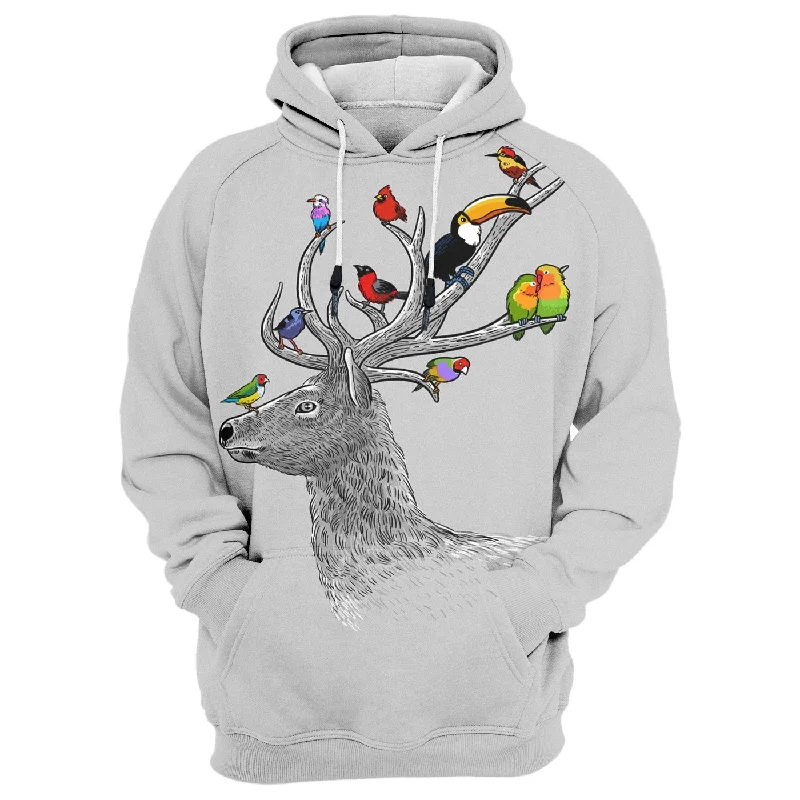 Cozy Sweaters Tropical Birds Hoodie