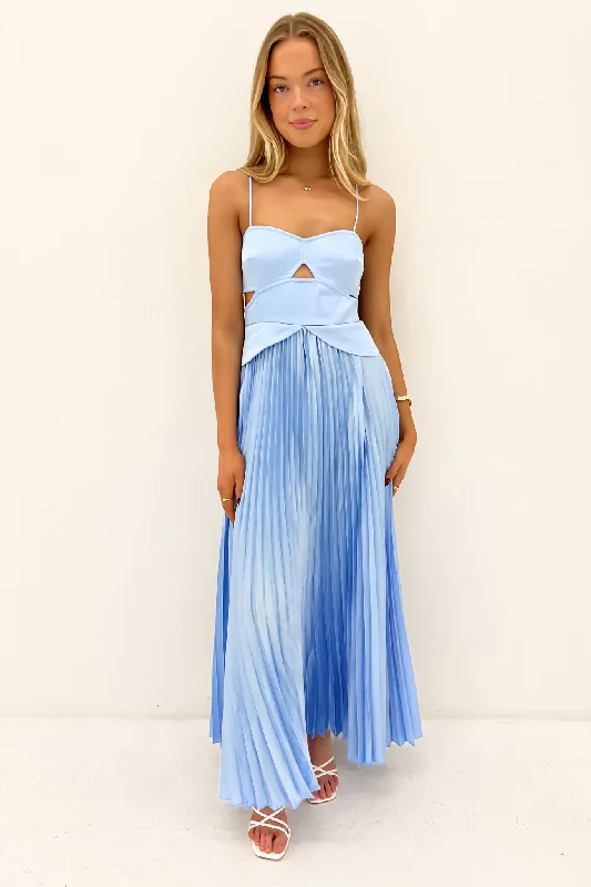 Versatile Casuals Parker Maxi Dress Blue