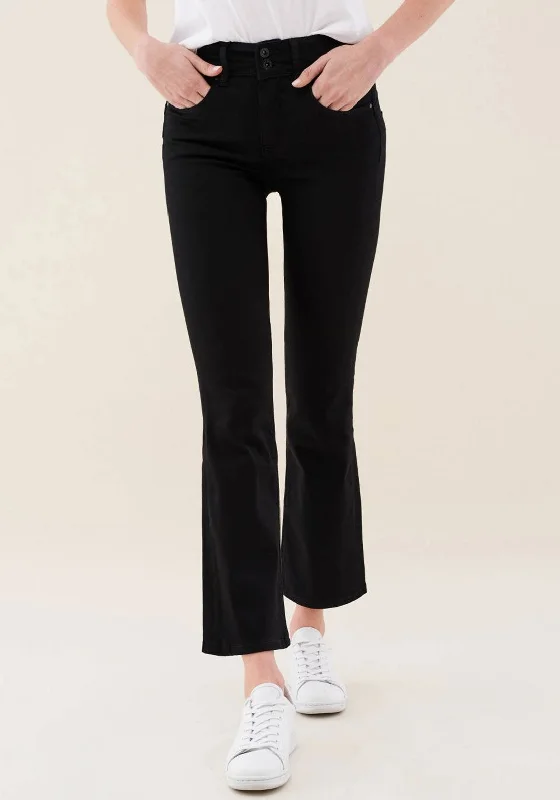 Comfortable Looks Salsa Push In Secret Bootleg Jeans, Black