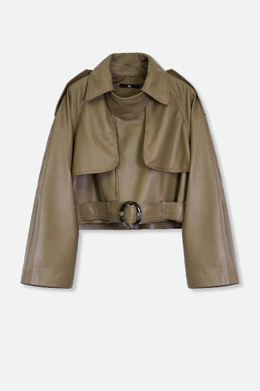 Versatile Outfits MOTO JACKET IN FRENCH LEATHER - PRE-ORDER AVAILABLE