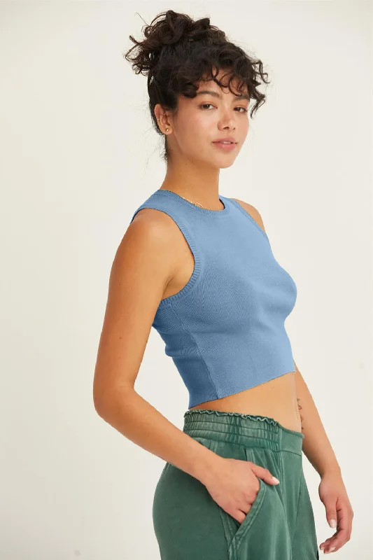 Casual Chic Wear HYFVE Ribbed Knit Cropped Tank