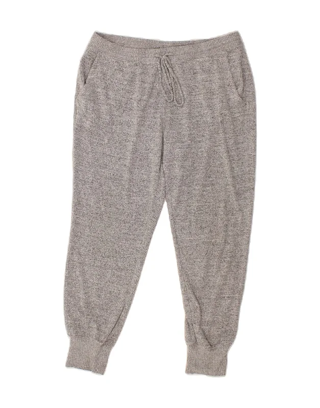 Chic Outfits GAP Womens Tracksuit Trousers Joggers UK 10 Small  Grey Flecked Polyester