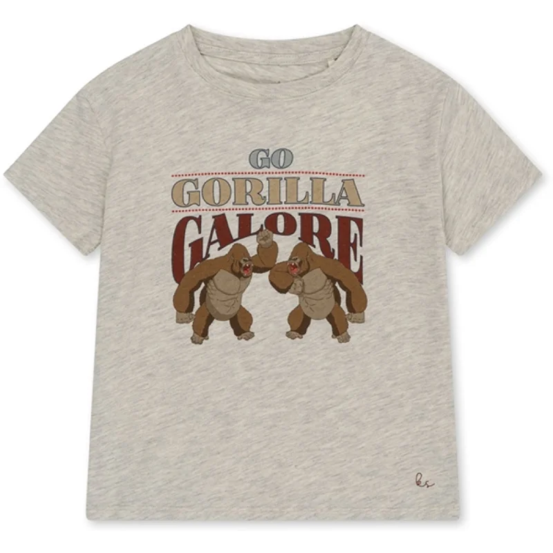 Comfy Chic Konges Sløjd Off White Melange Famo T-shirt