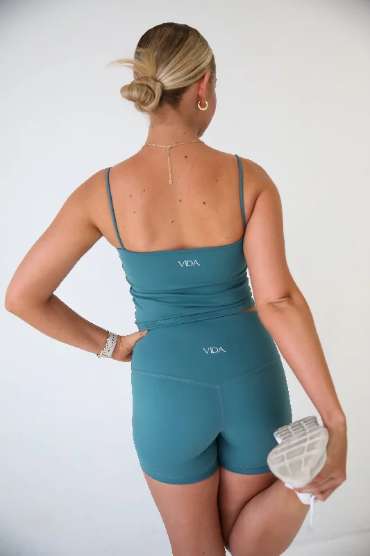 Relaxed Fit Vida Dream Bike Short (Jade)