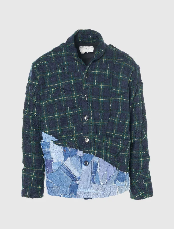 Layered Comfort STITCHWORK BOXY-FIT SHIRT