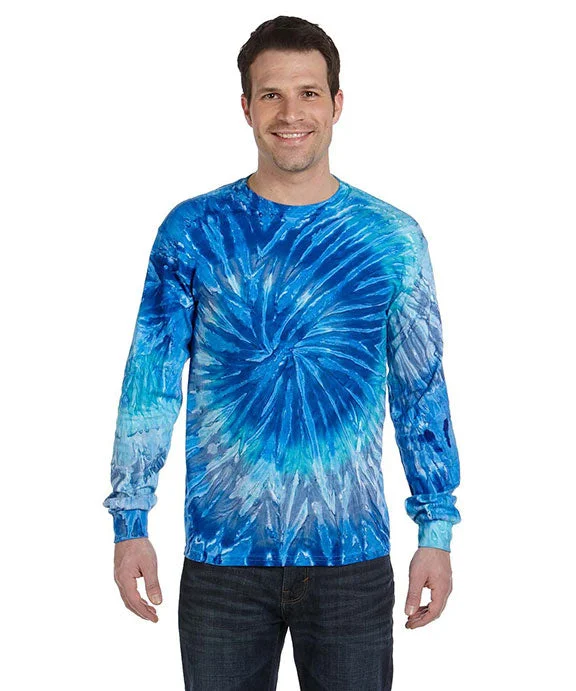 Breezy Comfort CD2000 - Tie-Dye Adult 5.4 oz 100% Cotton Long-Sleeve T-Shirt