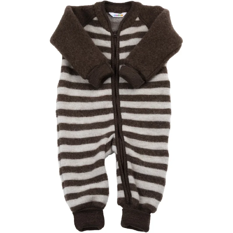 Simple Chic Joha Wool Brown Jumpsuit