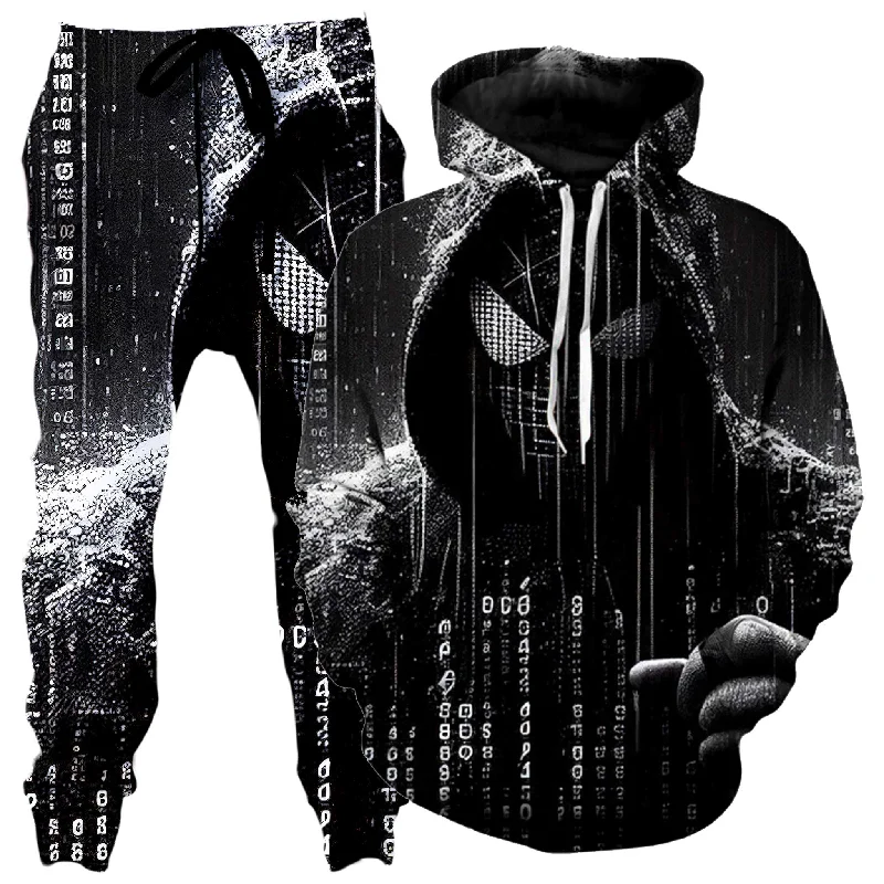 Effortless Elegance Spidey Existence Hoodie and Joggers Combo