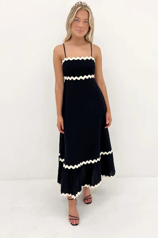 Everyday Comfort Norah Maxi Dress Black