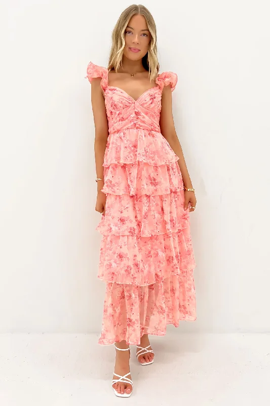Comfy Dress Keelan Maxi Dress Pink