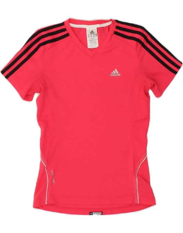 Urban Comfort ADIDAS Womens T-Shirt Top UK 8 Small Pink Polyester