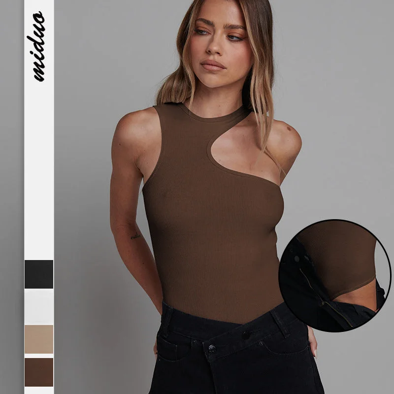 Timeless Style Sexy Sleeveless Knitted Jumpsuits