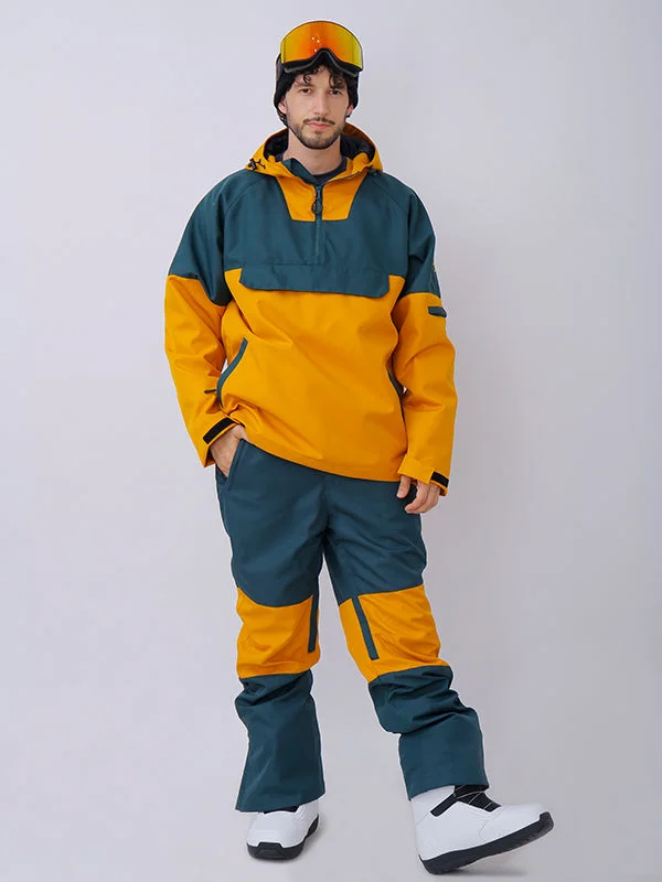 Urban Chic Men's Snowverb Alpine Ranger Colorblock Anorak Snowsuits